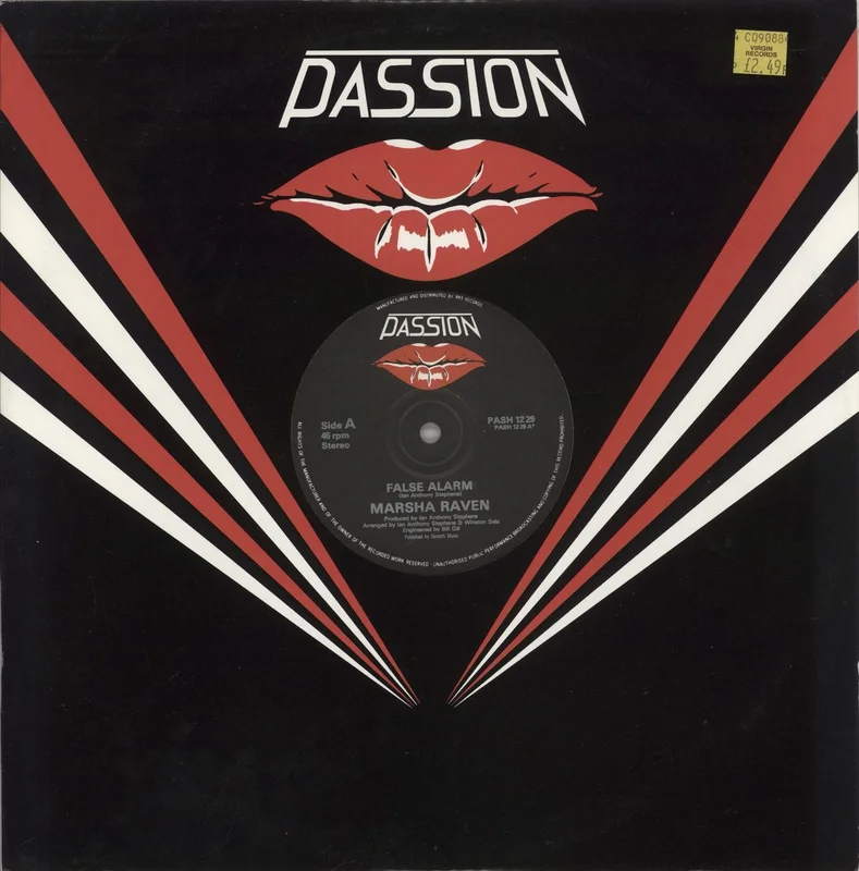 Marsha Raven False Alarm UK 12" vinyl