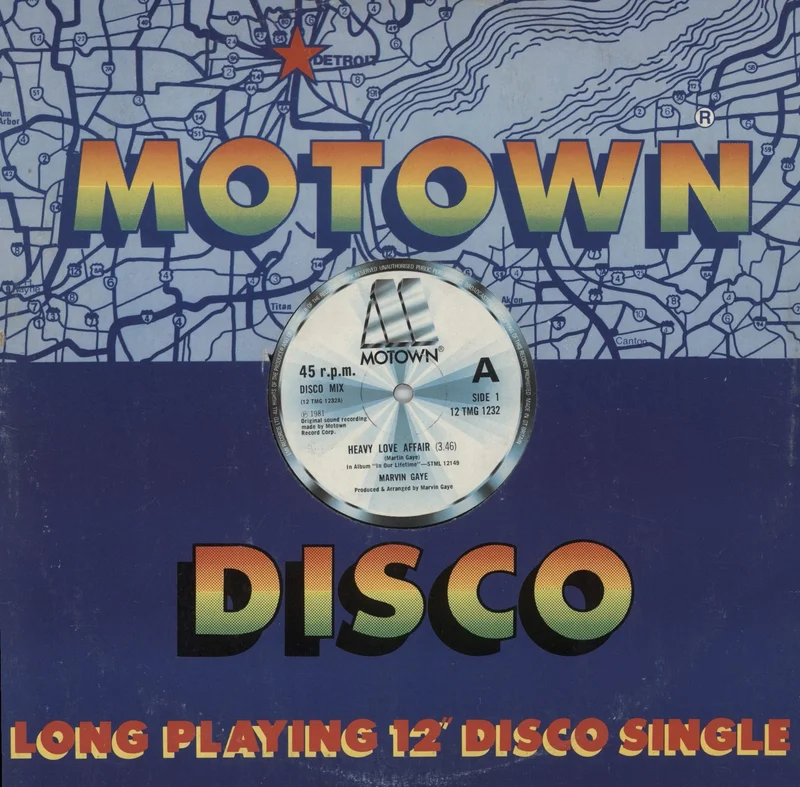 Marvin Gaye Heavy Love Affair UK 12" vinyl