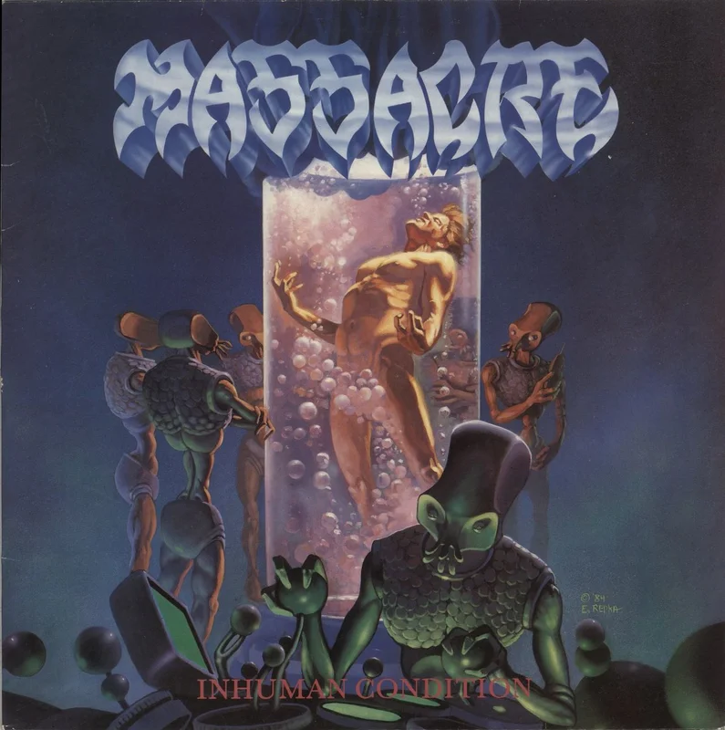 Massacre Inhuman Condition UK 12" vinyl