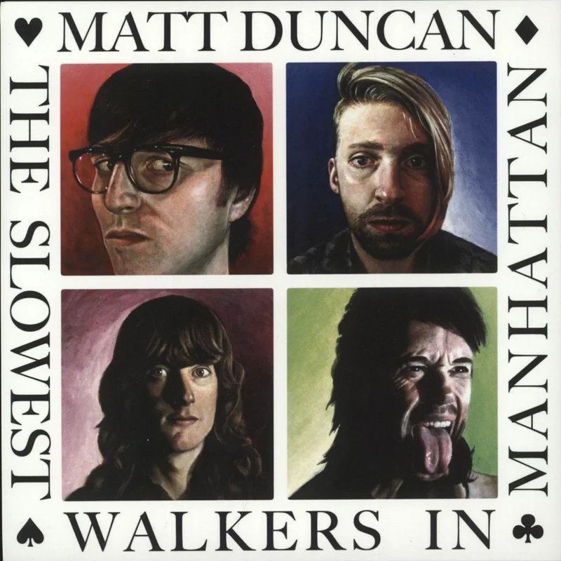 Matt Duncan The Slowest Walkers In Manhattan - Cherrybomb Red Vinyl US 7" vinyl