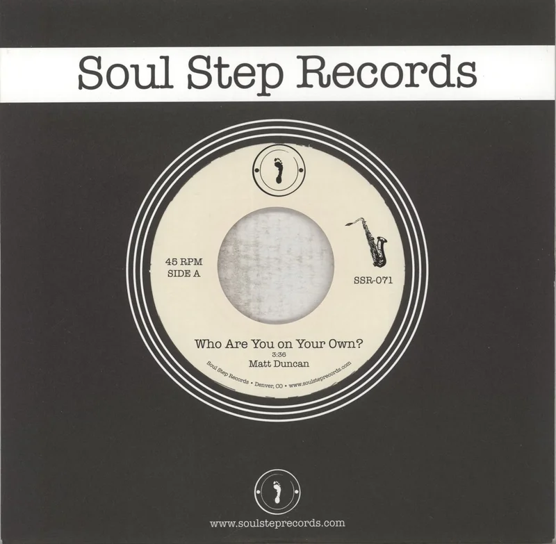 Matt Duncan Who Are You On Your Own? / State Bird - Red Vinyl US 7" vinyl