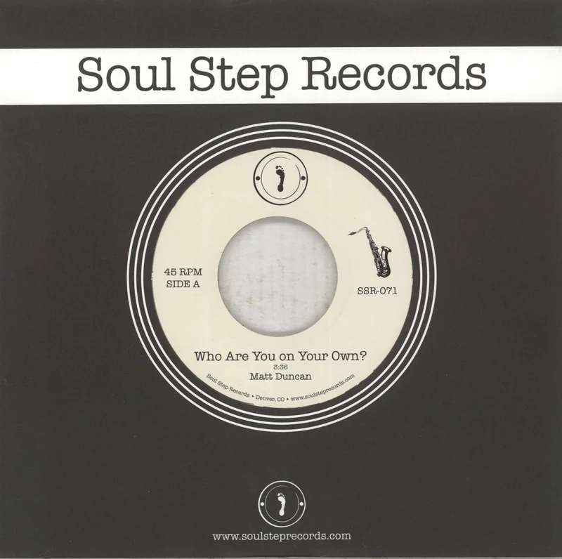 Matt Duncan Who Are You On Your Own? / State Bird - Wax Mage Multi-color Splatter Vinyl US 7" vinyl