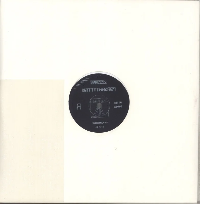 Matttthew909 Continu EP - Blue Vinyl Canadian 12" vinyl