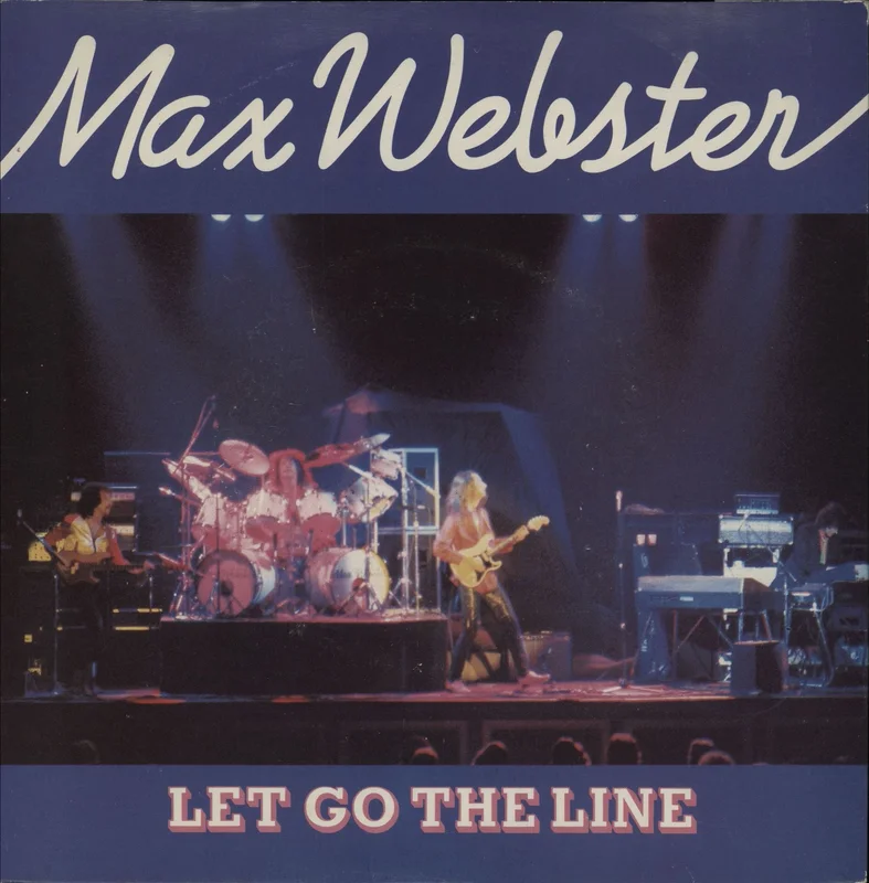 Max Webster Let Go The Line UK 7" vinyl