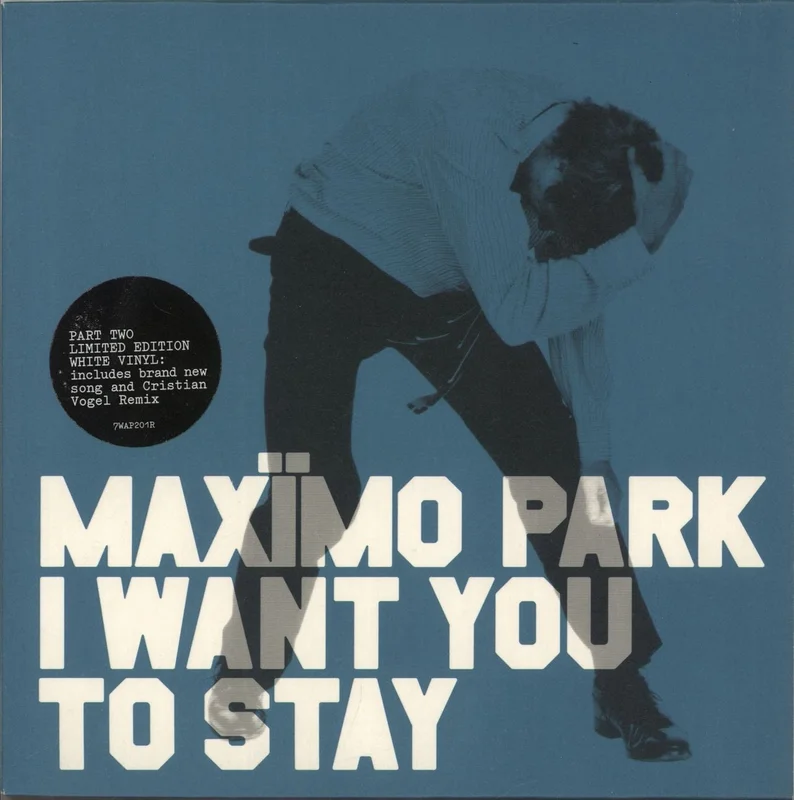 Maximo Park I Want You To Stay - White Vinyl UK 7" vinyl