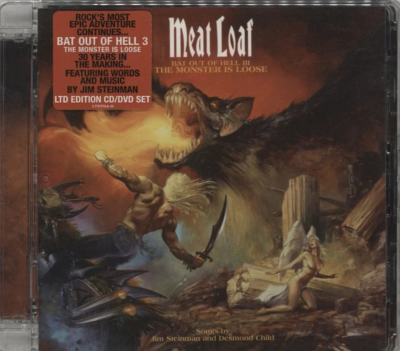 Meat Loaf Bat Out Of Hell III: The Monster Is Loose UK 2-disc CD/DVD set