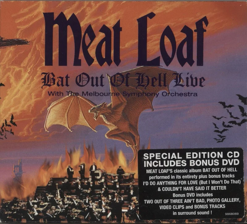 Meat Loaf Bat Out Of Hell: Live With The Melbourne Symphony Orchestra UK 2-disc CD/DVD set