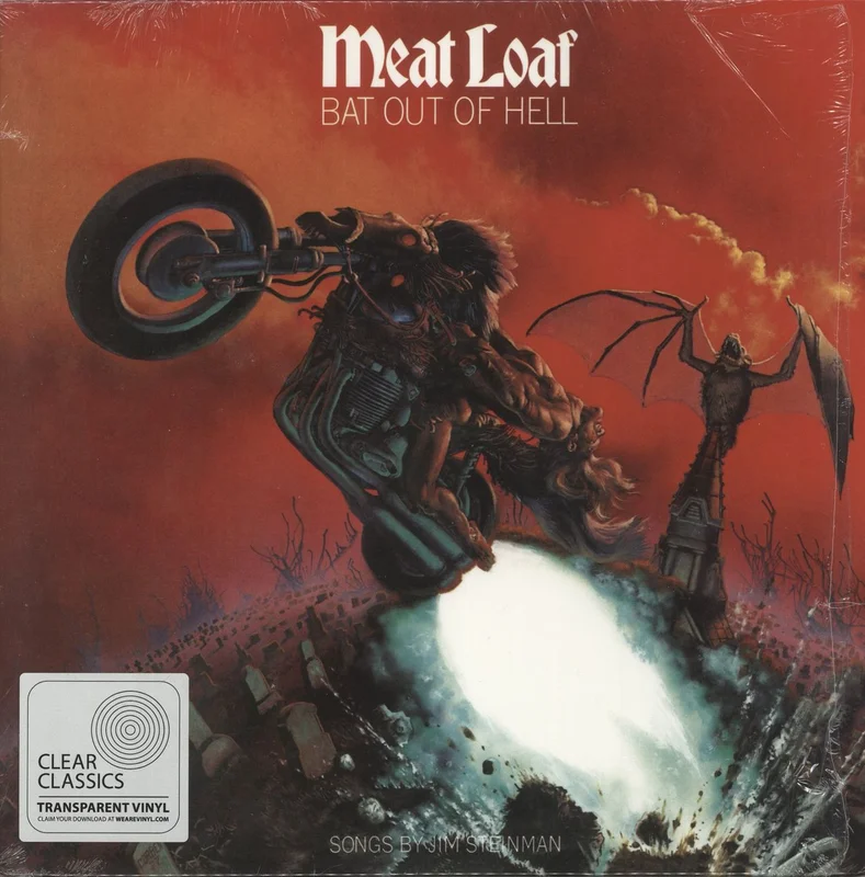 Meat Loaf Bat Out Of Hell - Transparent Vinyl UK Vinyl LP