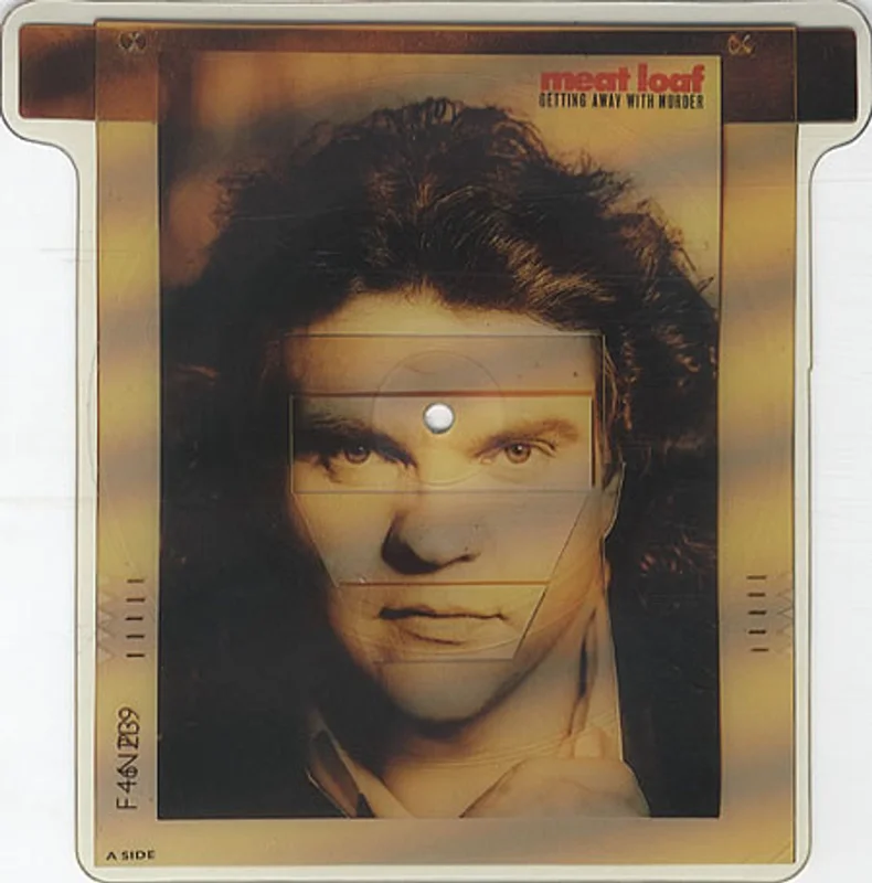 Meat Loaf Getting Away With Murder UK Shaped picture disc