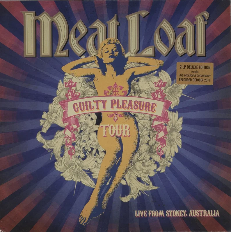 Meat Loaf Guilty Pleasure Tour - Live From Sydney Australia - 180gm Coloured Vinyl + DVD Italian 2-LP vinyl set