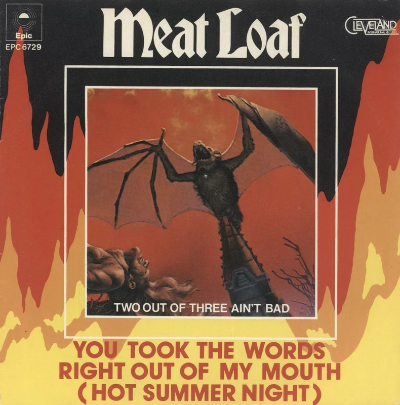 Meat Loaf You Took The Words Right Out Of My Mouth Dutch 7" vinyl