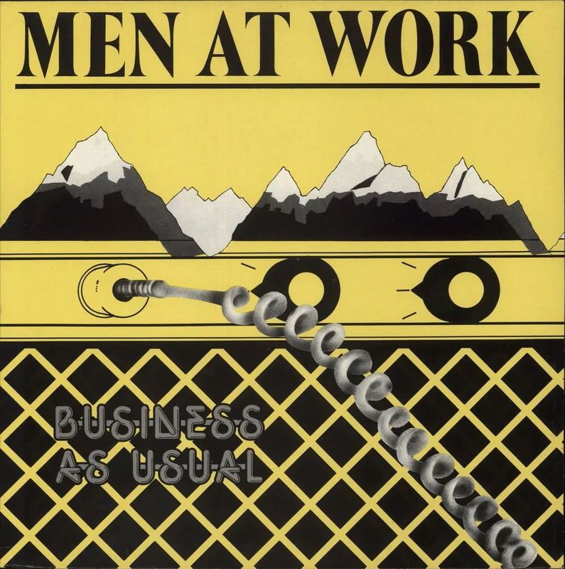 Men At Work Business As Usual UK Vinyl LP