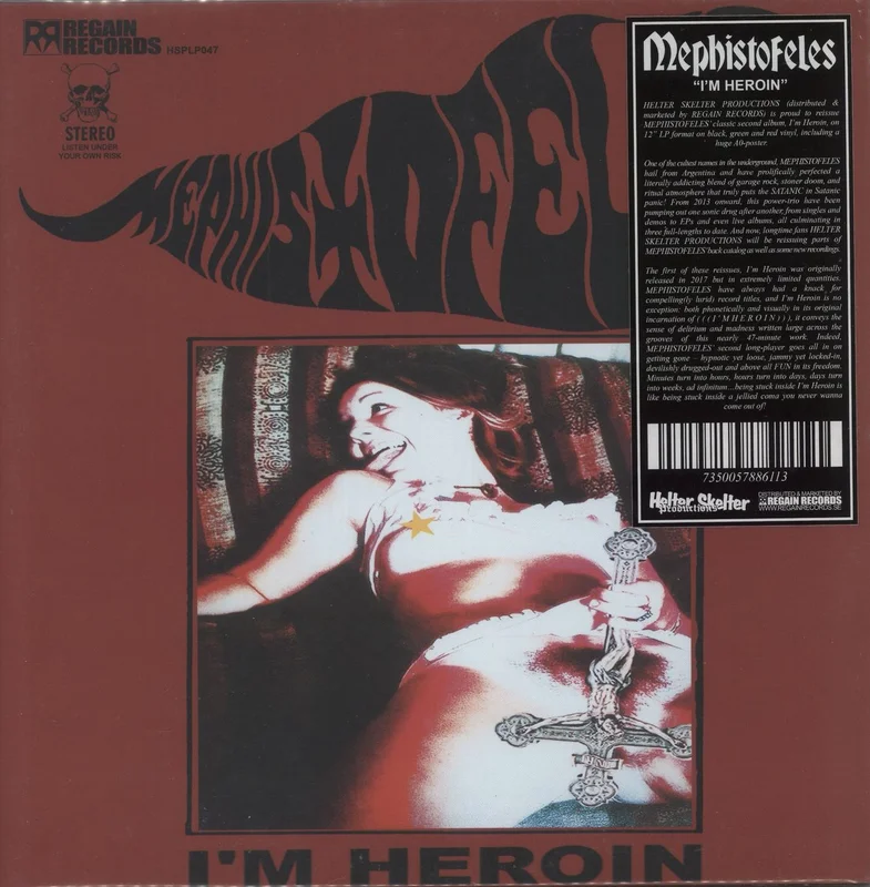 Mephistofeles IM HEROIN UK Vinyl LP