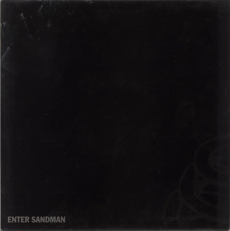 Metallica Enter Sandman - EX UK 12" vinyl