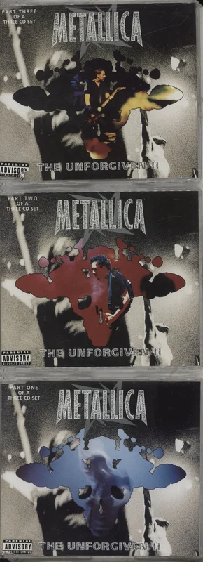 Metallica The Unforgiven II - 3 x CD single set UK 3-CD set
