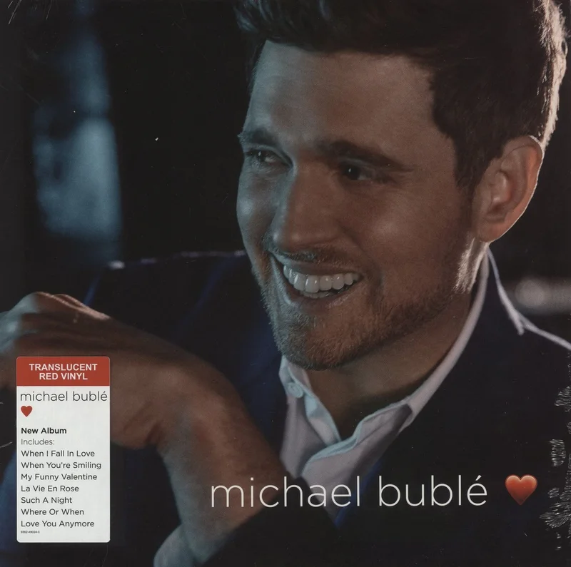 Michael Buble Love - Red Vinyl - Sealed UK Vinyl LP