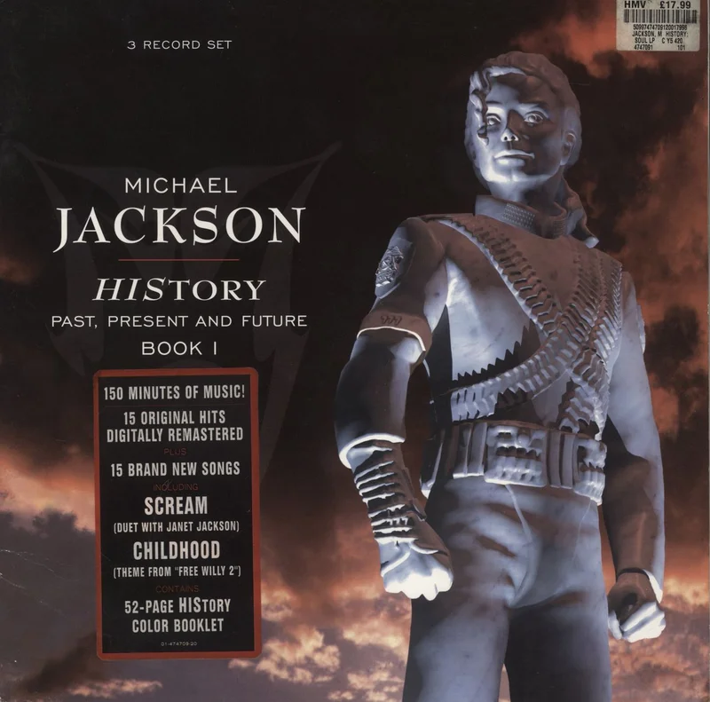 Michael Jackson History - Past, Present And Future Book 1 - EX Dutch 3-LP vinyl set