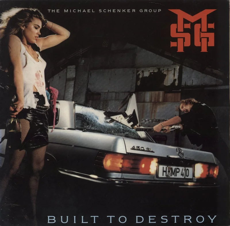 Michael Schenker Group Built To Destroy German Vinyl LP