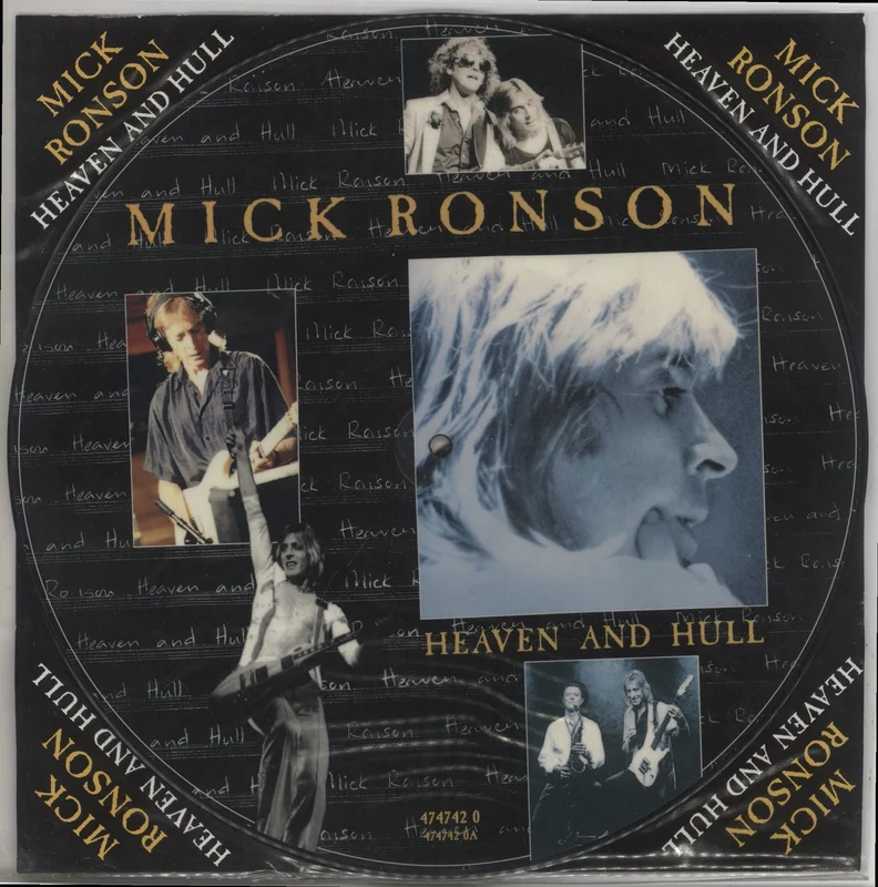 Mick Ronson Heaven And Hull - EX UK Picture disc LP