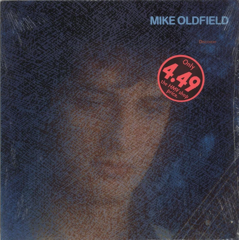 Mike Oldfield Discovery - price stickered shrink German Vinyl LP