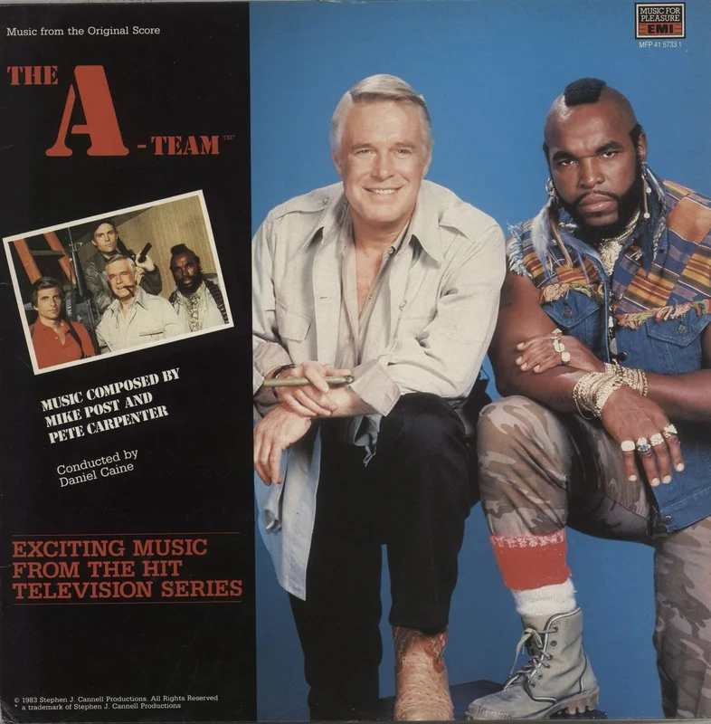 Mike Post The A-Team UK Vinyl LP