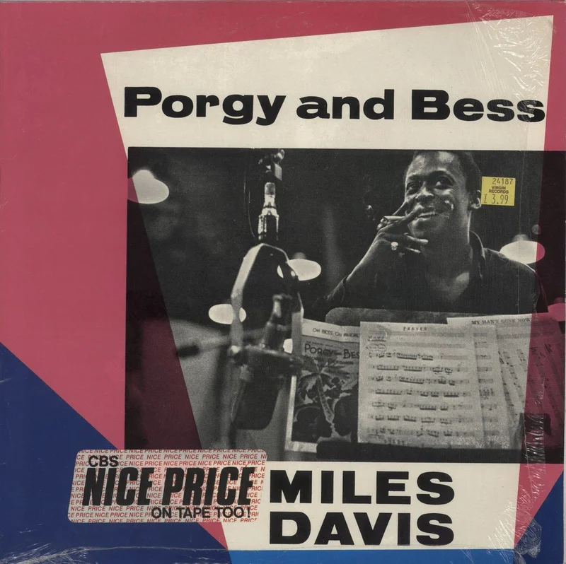 Miles Davis Porgy And Bess - Red Label - Shrink UK Vinyl LP