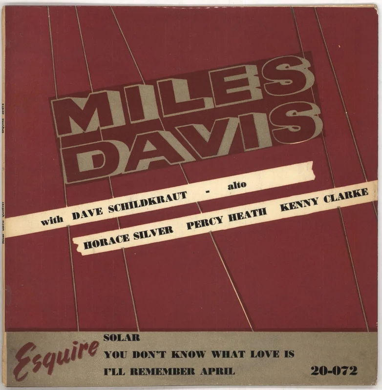Miles Davis Solar UK 10" vinyl
