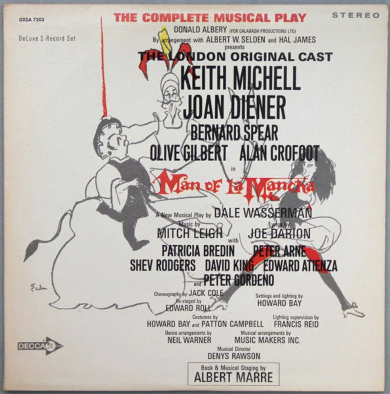 Mitch Leigh, Joe Darion, Keith Michell, Joan Diener, Bernard Spear, Olive Gilbert, Alan Crofoot - Man Of La Mancha (The London Original Cast)