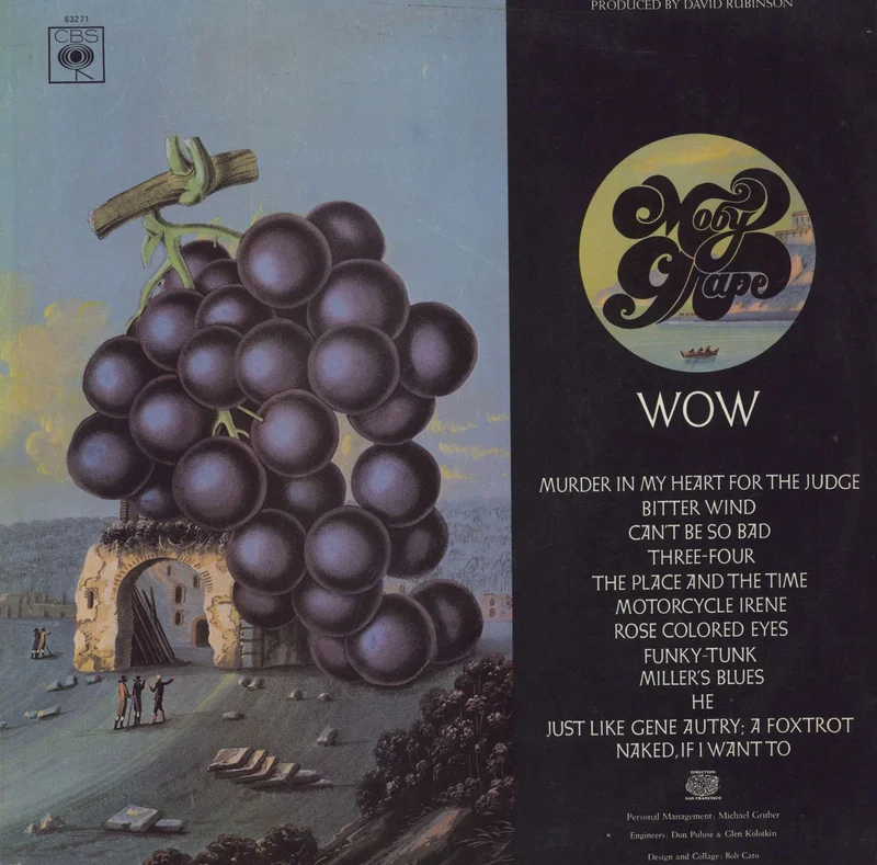Moby Grape Wow - 1st - Mono - EX UK Vinyl LP