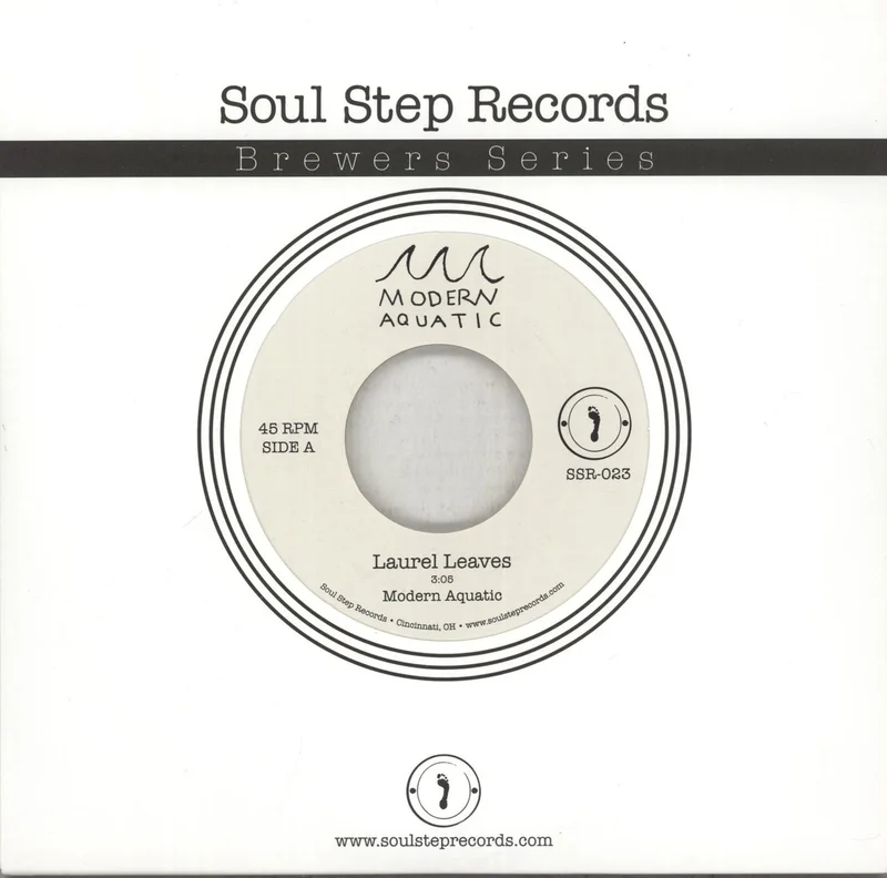 Modern Aquatic Laurel Leaves - Smoked Amber Vinyl US 7" vinyl