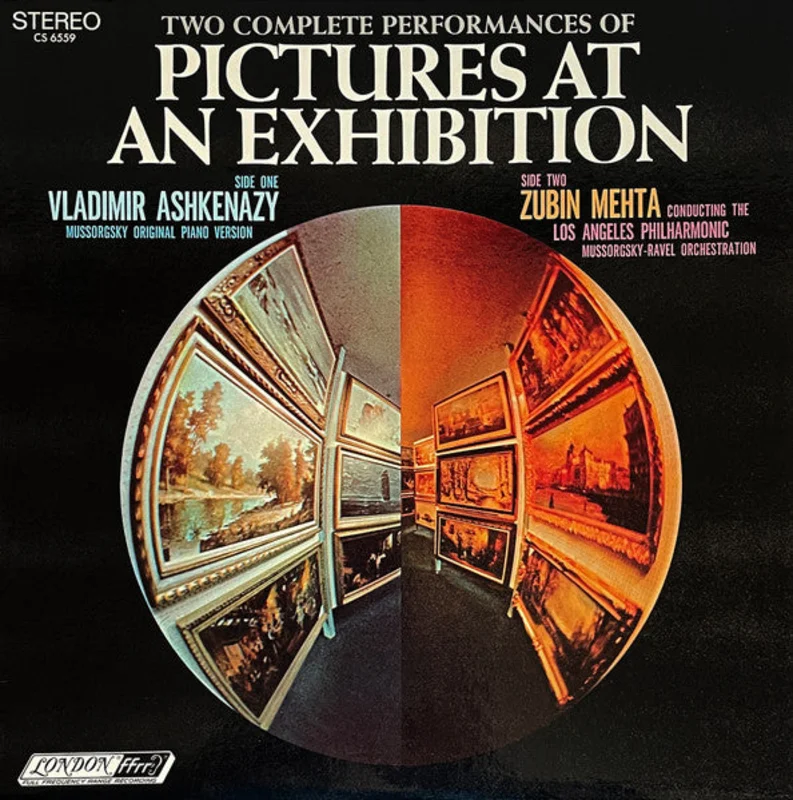 Modest Mussorgsky, Vladimir Ashkenazy, Zubin Mehta, Los Angeles Philharmonic Orchestra - Two Complete Performances Of Pictures At An Exhibition
