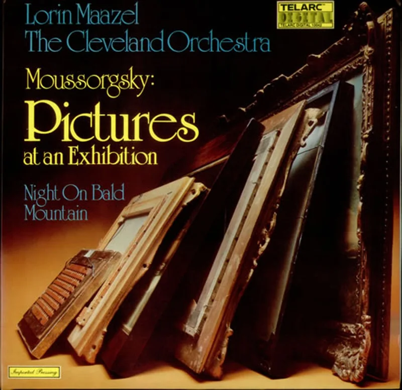 Modest Petrovich Mussorgsky Pictures at an Exhibition & Night on Bald Mountain German Vinyl LP