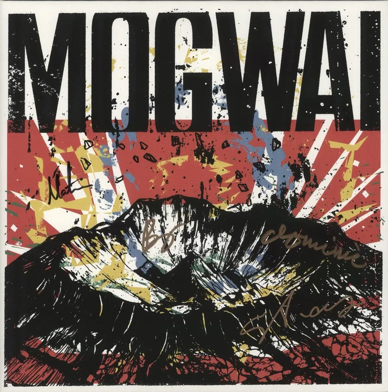 Mogwai The Bad Fire - Clear Vinyl - Autographed UK 2-LP vinyl set