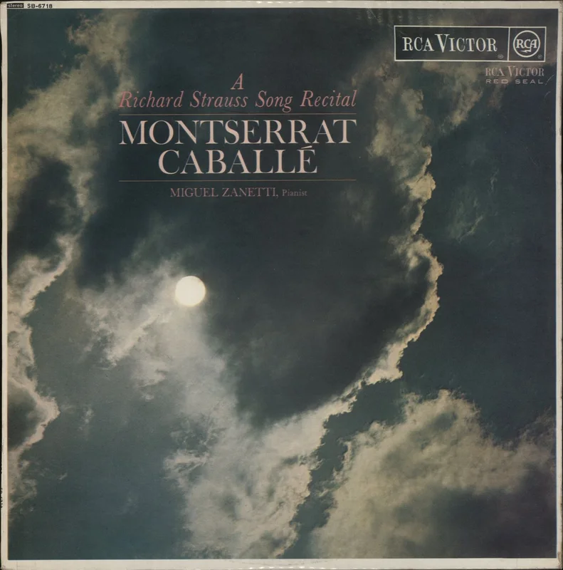 Montserrat Caballe A Richard Strauss Song Recital UK Vinyl LP