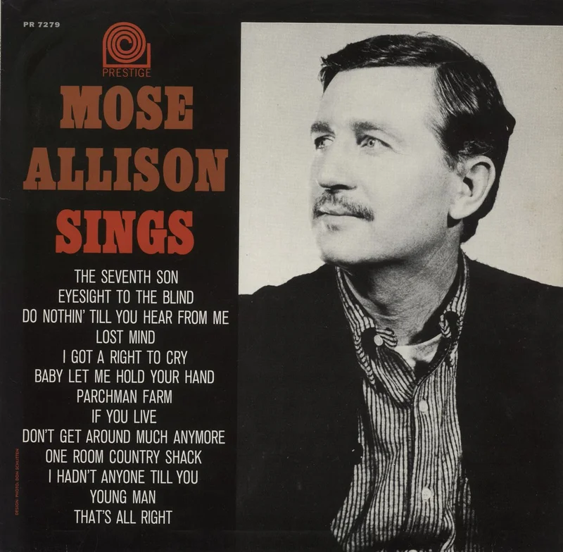 Mose Allison Mose Allison Sings UK Vinyl LP