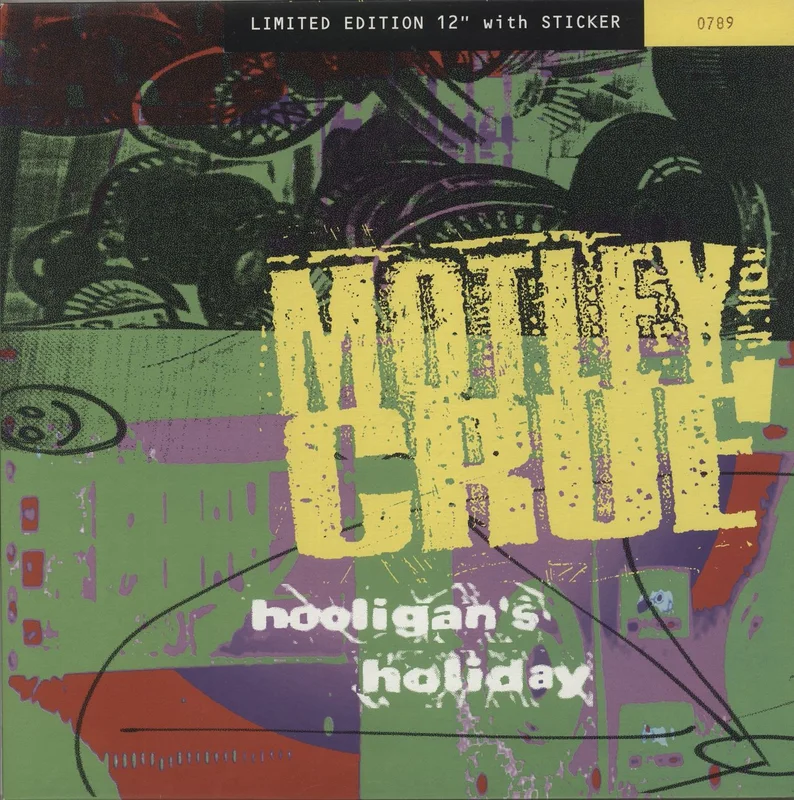 Motley Crue Hooligan's Holiday UK 12" vinyl