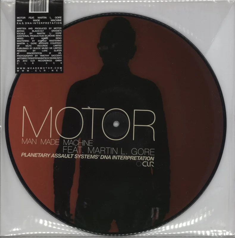 Motor Man Made Machine (Planetary Assault Systems' DNA Interpretation) - EX UK 10" Picture Disc