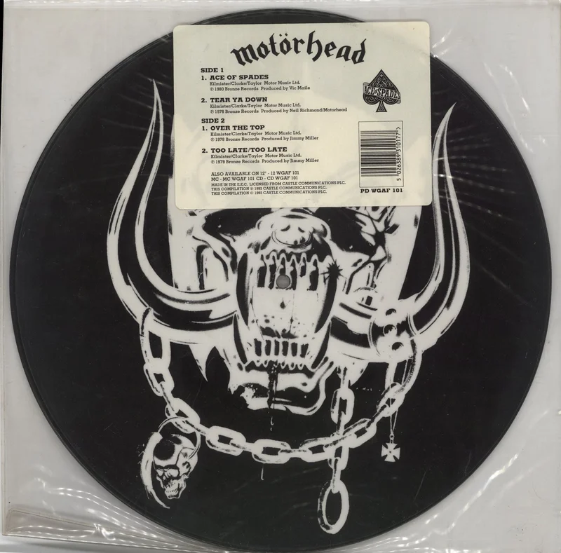 Motorhead Ace Of Spades - EX UK 12" picture disc