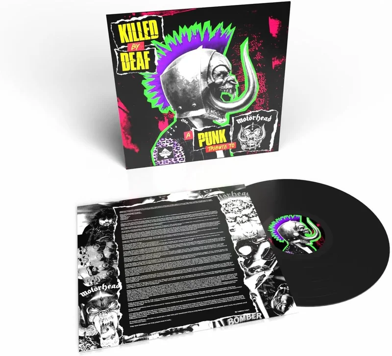 Motorhead Killed By Deaf: A Punk Tribute to Motorhead - 50th Anniversary Edition - Black Vinyl - Sealed UK Vinyl LP