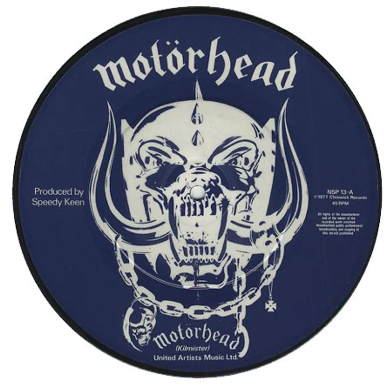 Motorhead Motorhead - Blue & White UK 7" picture disc