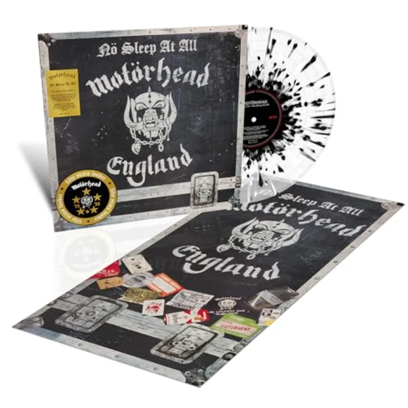 Motrhead No Sleep At All (50Th Anniversary) [Clear/Black-White Splatter Vinyl]