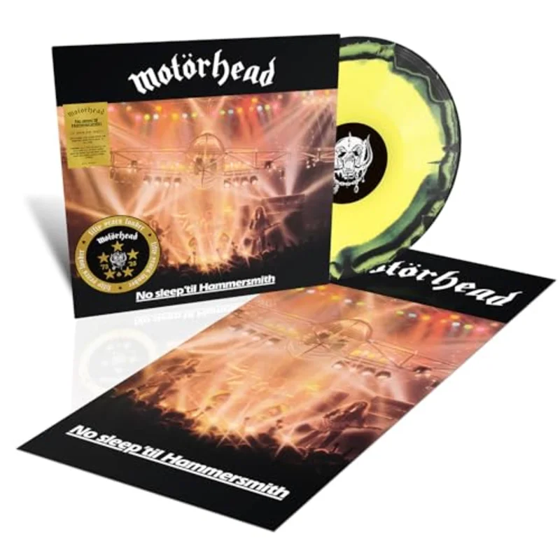 Motrhead No Sleep 'Til Hammersmith (50Th Anniversary) [Yellow/Black Half-Speed Vinyl]