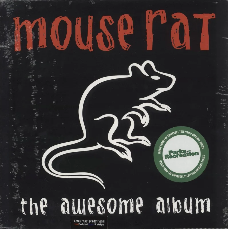 Mouse Rat The Awesome Album - Red/White/Blue Stripe Vinyl - Sealed US Vinyl LP