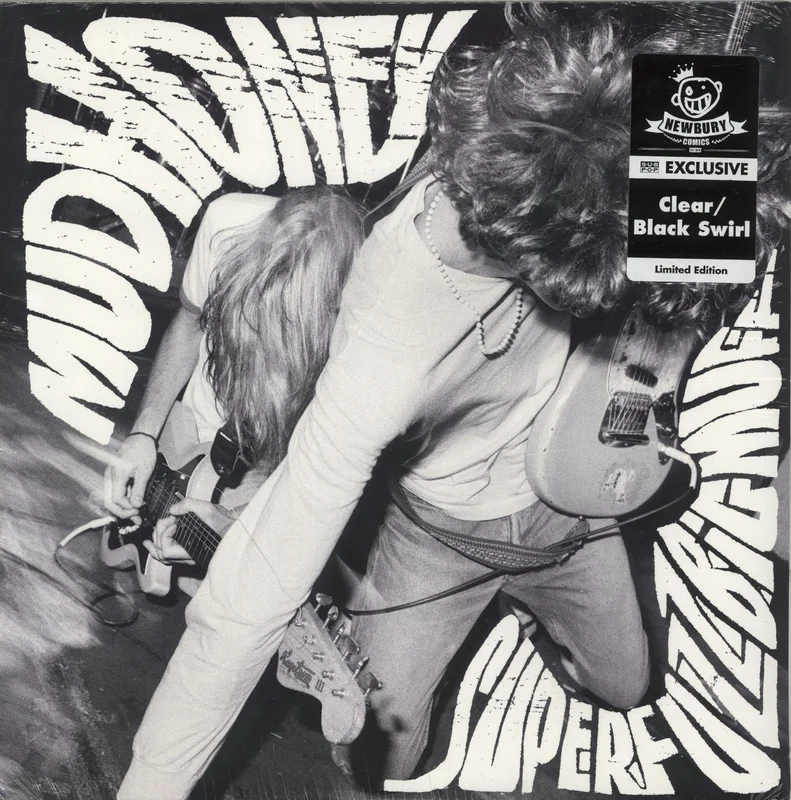 Mudhoney Superfuzz Bigmuff - Clear W/ Black Swirl Vinyl - Sealed US Vinyl LP