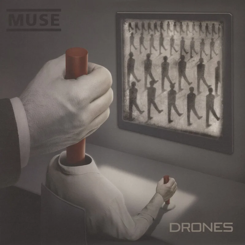 Muse Drones - 180 Gram Red Vinyl + CD & DVD - EX UK 2-LP vinyl set