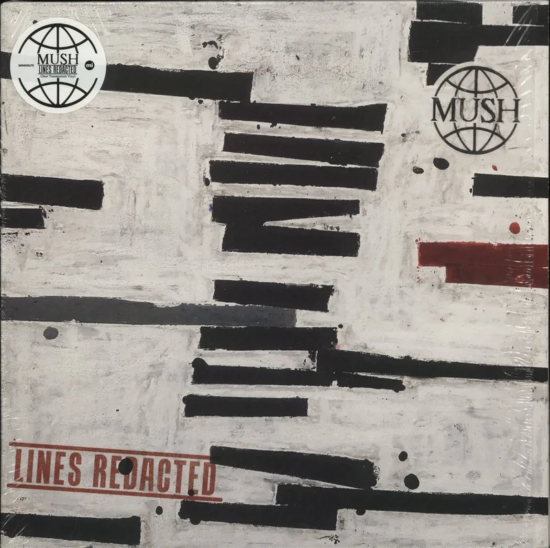 Mush Lines Redacted - Clear Vinyl - Shrink UK Vinyl LP
