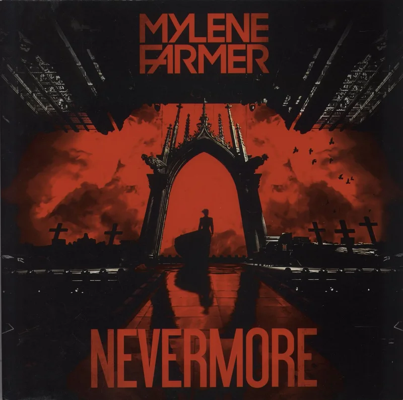 Mylene Farmer Nevermore - Red Vinyl French 3-LP vinyl set