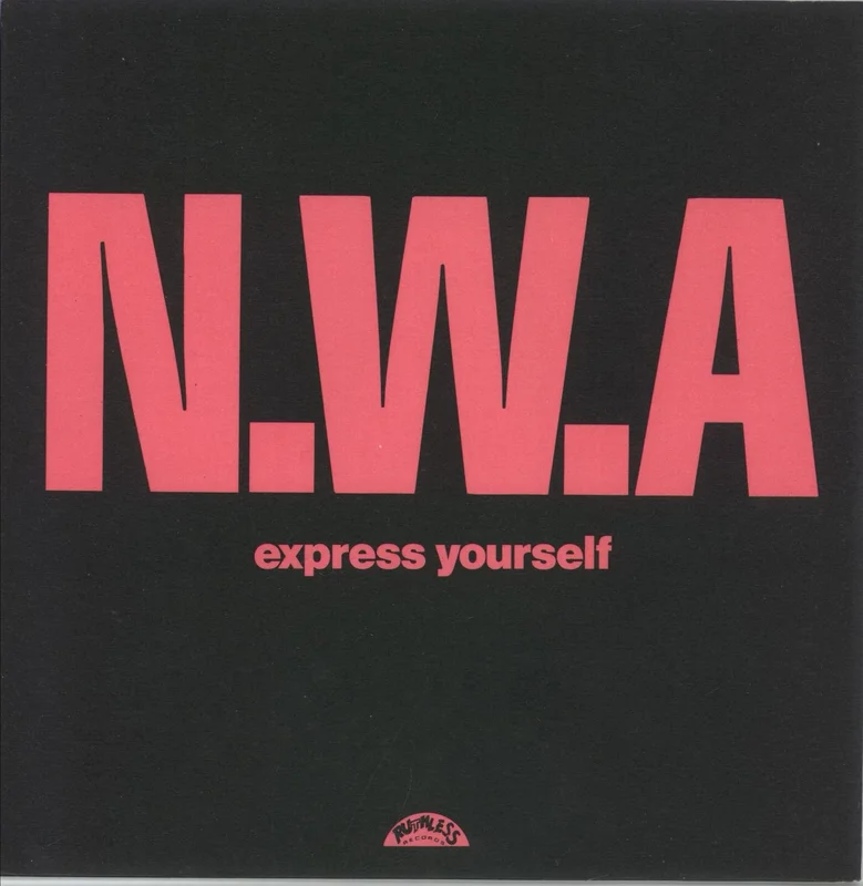 N.W.A. Express Yourself UK 7" vinyl