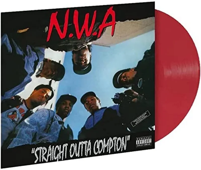 N.W.A. Straight Outta Compton - Red Vinyl - Sealed US Vinyl LP
