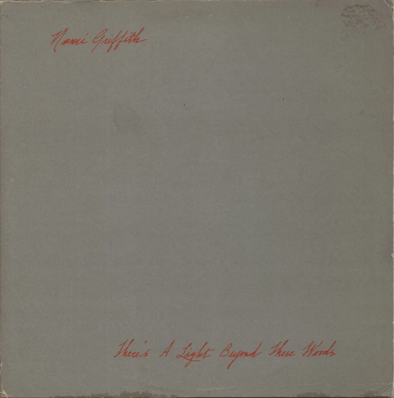Nanci Griffith There's A Light Beyond These Woods - VG US Vinyl LP